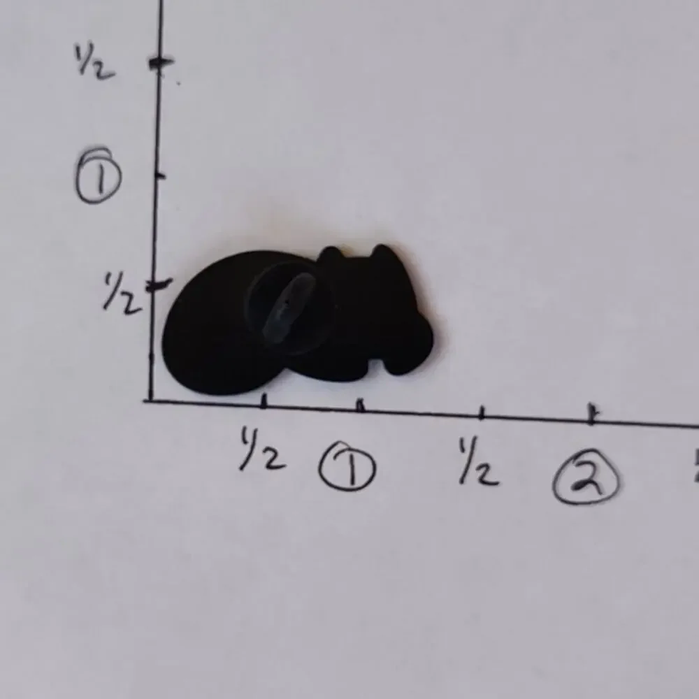 Cute Curled Up Cat With Good Days Start With Car and Coffee Pin Kitty Lapel Hat